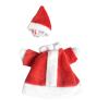 Baoblaze Desk Goose Outfit Desk Key Holder Decor Easy to Use Cute Goose Sculpture Clothing for Outdoor Lawn, Santa Shape view 1