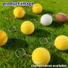 100 PCS Fidget Keychains with Squishy Stress Balls for Anxiety Relief - Calming Sensory Toys for Kids and Adults (100) view 3