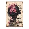 1000 Pieces Wooden Jigsaw Puzzle Girl Reading Book Into The Library She Goes to Lose Her Mind and Find Her Soul Challenging Educational Fun Family Games Toys Gifts Family Activities 29.5x19.7 Inch view 1