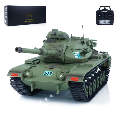 TOUCAN RC HOBBY US in Stock TD Model 1/16 RC Tank M60A3 USA Remote Control BB Infrared Battle Model Smoke for Adult