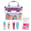 Disney Princess Beauty Mini Train Case Set Includes Lip Gloss Tube, Lip Balm, Lip Gloss Compact for Girls Party, Sleepovers by Townley Girl view 1