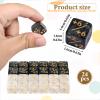 24 Pcs Token Dice Counter 1/+1 MTG Counter Dice D6 Plus and Minus Dices Kit Acrylic Board Game MTG Accessories for M-TG CCG Card Gaming (White&Black) view 2