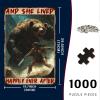 1000 Pieces Wooden Jigsaw Puzzle Happiness Journey and She Lived Happily Ever After Challenging Educational Fun Family Games Toys Gifts Family Activities 29.5x19.7 Inch view 2