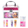 Barbie Beauty Mini Train Case Set Includes Lip Gloss Tube, Lip Balm, Lip Gloss Compact for Girls Party Sleepovers by Townley Girl view 1