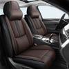 QUFEI Car Seat Covers for Forte Koup,for Kia Forte Koup 2010-2016,Leather Front Seat Covers,Airbag-Compatible Car Seat Protectors,Waterproof Seat Cover for Cars(Black+Coffee,2PCS/with Pillows) view 1