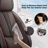 QUFEI Car Seat Covers for Forte Koup,for Kia Forte Koup 2010-2016,Leather Front Seat Covers,Airbag-Compatible Car Seat Protectors,Waterproof Seat Cover for Cars(Black+Coffee,2PCS/with Pillows) view 4