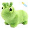 INPANY Bouncy Horse, Frog Hopper Toys, Toddler Ultra Thick Plush Bouncing Animal, Kids Inflatable Ride on Rubber Bouncer, Outdoor Indoor Cute Birthday Gift for 2 3 4 Yr Boy Girl view 1