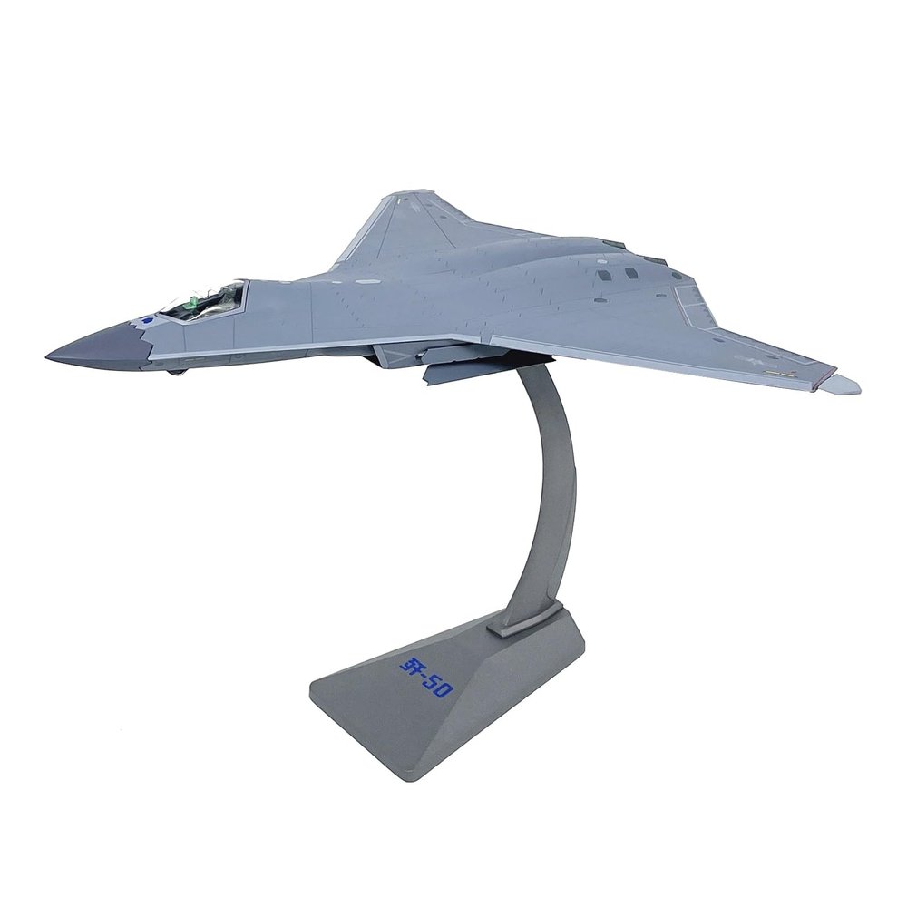 CHICHIYANG 1:72 China for SAC 6th Generation Fighter Jet J-50 Model Alloy Movable Aircraft Collectibles Model