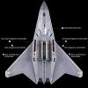 CHICHIYANG 1:72 China for SAC 6th Generation Fighter Jet J-50 Model Alloy Movable Aircraft Collectibles Model view 2