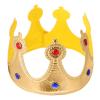 22" Golden King Crown Luxurious Prince Princess Queen and Kings Crowns, Adjustable Birthday Diadem Hat Dress-Up Set Royal Medieval Cosplay Birthday Party Prom Accessory Supplies Headwear Photo Props view 1