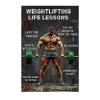 1000 Pieces Wooden Jigsaw Puzzle Inspirational Weightlifting Life Lesson Intellectual Decompressing Stress Relief Therapy Educational Game Collectibles DIY Toys for Family Friends 29.5x19.7 Inch view 1