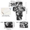 Kigai Metal Fire Dragon Portable Diaper Changing Pad, Foldable Travel Diaper Changing Pad with Built-in Pillow, Waterproof Baby Changing Mat for Newborn, Infant view 4