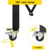 YJEUZCD Folding Security Gate, Industrial Retractable Barricade Scissor Door, Schools Traffic Barricade, Warehouse Accordion Gate with Casters(80x100cm/31.5x39.4in) view 4