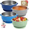 o'doe Baby Bowls  Stainless Steel Baby Feeding Bowls with Suction | Non-Slip Toddler Bowls for Self Feeding | BPA-Free Kids Bowls for Baby Food | Stainless Steel Bowls Kids view 1