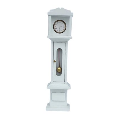 1:12 Dollhouse Grandfather Clock Dollhouse Furniture Simulation Gift Scene Decor Doll House Decoration Miniature Floor Clock