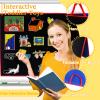 Ai fsem Large Felt Flannel Board Portable Double-Sided Foldable Felt Story Boards for Toddlers Storytelling Learning ActivitiesTeacher Supplies view 4