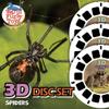 WARM FUZZY Toys Spider Reels for Viewfinder 3 Slides with 21 HD 3D Images, Arachnid Wildlife Refill Discs for Kids & Adults, Retro Classic Educational Toy Accessory view 2