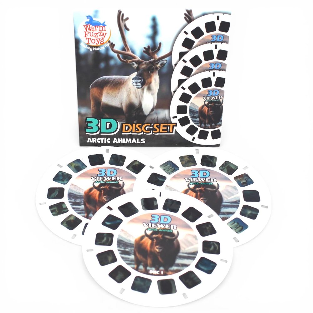 WARM FUZZY Viewfinder Reels Arctic Animals | 3 Reels 21 3D Images