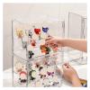 QLKJZML Large Capacity Storage Box Organizer for Figures Acrylic Box Clear Blind Box Showcase Makeup Organizer for Bag Display Dustproof(XL(27x36x25.5cm),2pcs) view 4