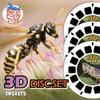WARM FUZZY Toys Insects Reels for Viewfinder 3 Slides with 21 HD 3D Images, Bug Wildlife Refill Discs for Kids & Adults, Retro Classic Educational Toy Accessory view 2