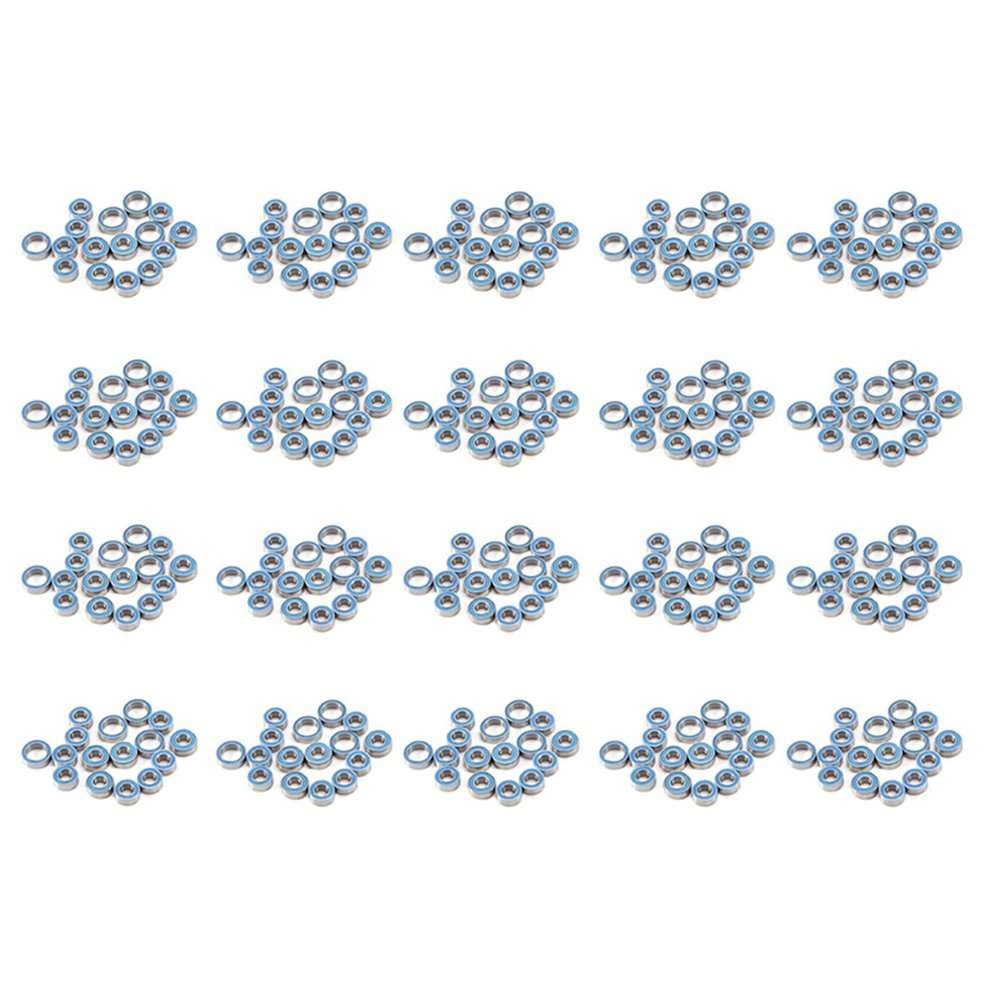 Dotexion 320PCS Rubber Sealed Ball Bearing Kit for TT02 TT-02 TT02D TT-02D 1/10 RC Car Upgrades Parts Accessories