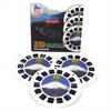 WARM FUZZY Toys Volcano Viewfinder Reels 3D Natural Disasters 6 Slides with 21 HD Images, Retro Educational Refill Discs for Kids & Adults, Classic STEM Learning Toy Accessory view 1