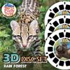 WARM FUZZY Toys Rainforest Animals Reels for Viewfinder 3 Slides with 21 HD 3D Images, Tropical Wildlife Refill Discs for Kids & Adults, Retro Educational Classic Toy Accessory view 2