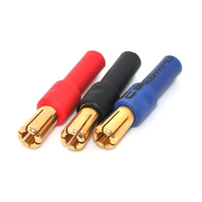 3PCS 5.5mm Male to 4mm Female Bullet Adapter Connector Castle Mambo ESC Extension