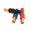 3PCS 5.5mm Male to 4mm Female Bullet Adapter Connector Castle Mambo ESC Extension view 4