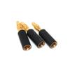 3PCS 4mm Male to 5.5mm Female Bullet Adapter Connector Castle Mambo ESC Extension view 2