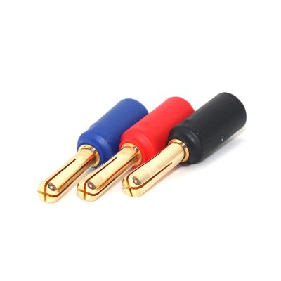 3PCS 4mm Male to 6.5mm Female Bullet Adapter Connector Castle Mambo ESC Extension