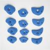 12 Bolt On Beginner to Intermediate Crimp Rock Climbing Holds Easier Crimp Grip for Home Climbing Wall Bouldering Gym Holds (Beginner Blue) view 4