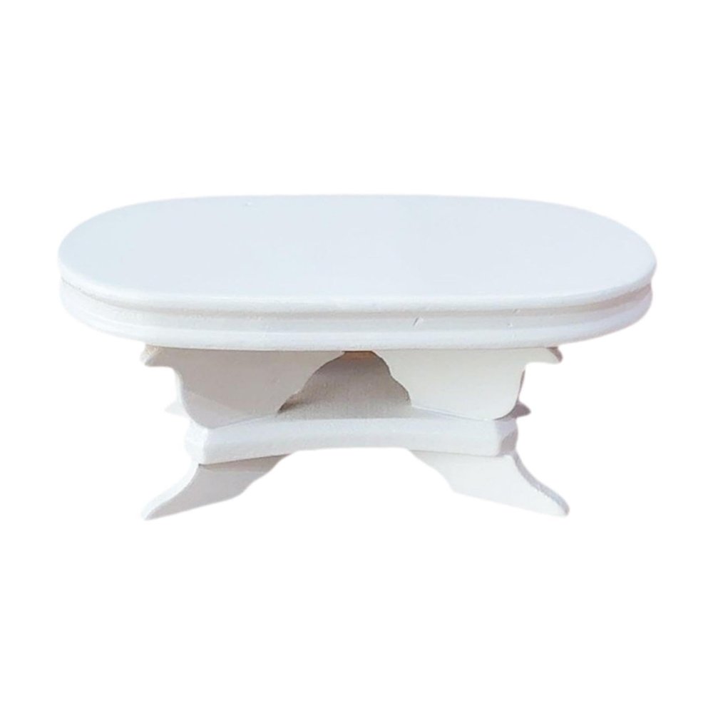 1/12 Dollhouse Coffee Table Teatable Decoration Landscape Prop Model Craft Doll House Side Table Mini Furniture