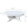 1/12 Dollhouse Coffee Table Teatable Decoration Landscape Prop Model Craft Doll House Side Table Mini Furniture view 3