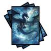 100 PCS TCG/MTG Card Sleeves, Matte Back Anti-Slip & Easy Shuffling Applicable to OCG CCG DTCG PTCG, 2.6 x 3.6 in Standard Size Cards (Galaxy Dragon) view 1