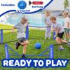 GoSports Home Gaga Ball Pit - 10 ft Portable Gagagon Go - Gaga Court for Kids, Giant Outdoor or Indoor Gaga Pit for Backyard view 3