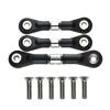 Compatible with Tamiya for TT-02 TT-02T 1/10 RC Car Upgrade Parts Modification Accessories 3Pcs Steering Link Rod Servo Rod RC Car Accessories(Silver) view 1