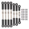 Compatible with Wltoys 144001 144010 124017 124019 RC Cars Parts 7Pcs Front Rear Tie Rod Servo Link with Ball Head Screw RC Car Accessories view 1
