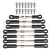 Compatible with Wltoys 144001 144010 124017 124019 RC Cars Parts 7Pcs Front Rear Tie Rod Servo Link with Ball Head Screw RC Car Accessories view 2