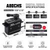A80CHS 32 kg 7.4V Coreless Brushless Motor Digital STD Servo Metal Gear Suitable for 1/10(Only HSS20P2 Horn) view 3