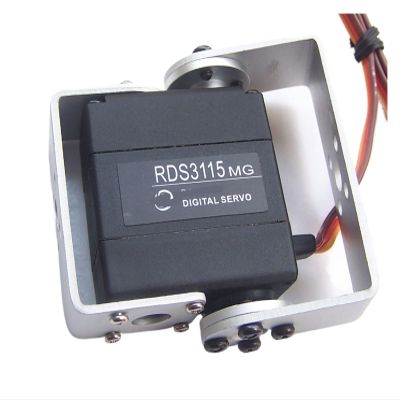 Digital Servo 15kg RDS3115 Metal Gear Servo with Long and Short Straight U-Mount(Control Angle 180)