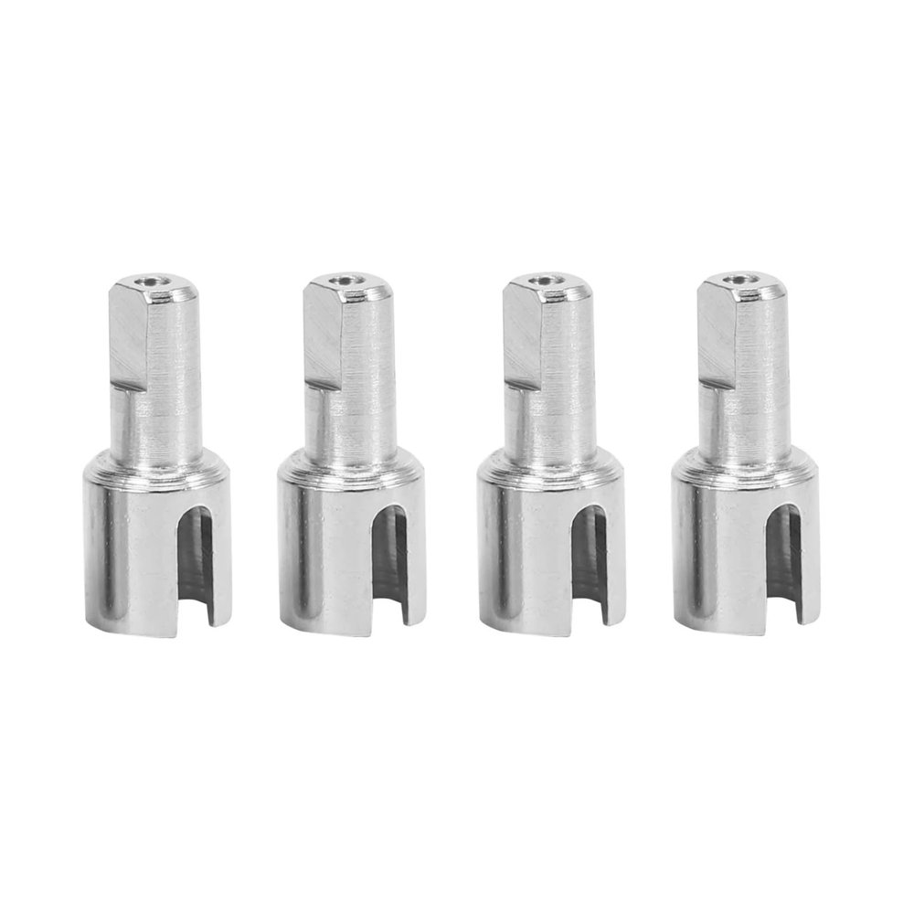 Rc Parts For Wltoys 144001 144002 144010 124007 124016 124017 124018 124019 4pcs Metal Differential Cup Diff Cup Repairs RC Car Upgrade Parts(Silver)