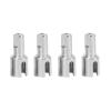 Rc Parts For Wltoys 144001 144002 144010 124007 124016 124017 124018 124019 4pcs Metal Differential Cup Diff Cup Repairs RC Car Upgrade Parts(Silver) view 1