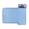 Jay Franco Kids Nap Mat with Embedded Pillow & Blanket  Soft 46"x20" Microfiber Sleeping Bag with Name Tag & Handle for School, Travel, Sleepover, Blue - Spiderman view 3
