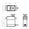 360 Servo 360 Degree Continuous Rotation servo DC Gear Motor 5.5kg/cm DC 4.8V-6V view 2