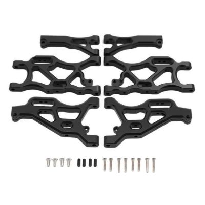 Rc Repairs Parts For Arrma 1/7 For Infraction For Limitless 6S 1/8 For Typhon 6pcs Metal Front And Rear Suspension Arm Set RC Car Upgrade Parts(Blue)