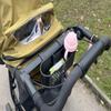 3-in-1 Cup Holder for Thule Urban Glide 3 Stroller | Large Storage Caddy with Insulated Cup Holder & Phone Pocket | Tool-Free Installation, ABS Material (White) view 4