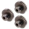 1/10 1/8 RC Car Upgrade Parts Accessories 3PCS 3.175Mm Shaft Steel Pinion Motor Gear 32DP 48DP 64DP M0.6 3650 3660 RC Accessories(29T) view 1