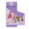 Jay Franco Kids Nap Mat with Embedded Pillow & Blanket  Soft 46"x20" Microfiber Sleeping Bag with Name Tag & Handle Pink - Disney Princess view 2