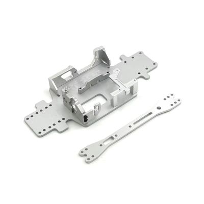 Rc Repairs Parts For Wltoys 284161 284010 284131 K989 K979 K969 P929 P939 1/28 Metal For Chassis Servo Mount Motor Mount RC Car Upgrade Parts(Silver)